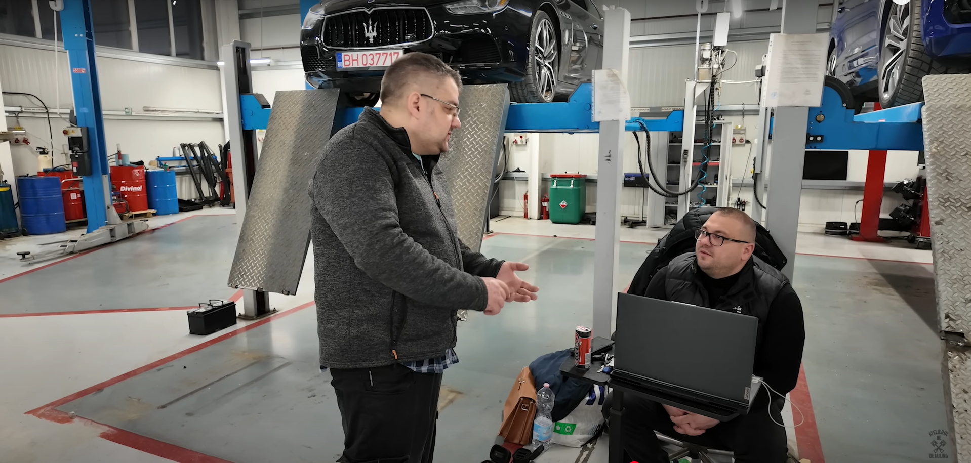 Maserati cu direcția sudată