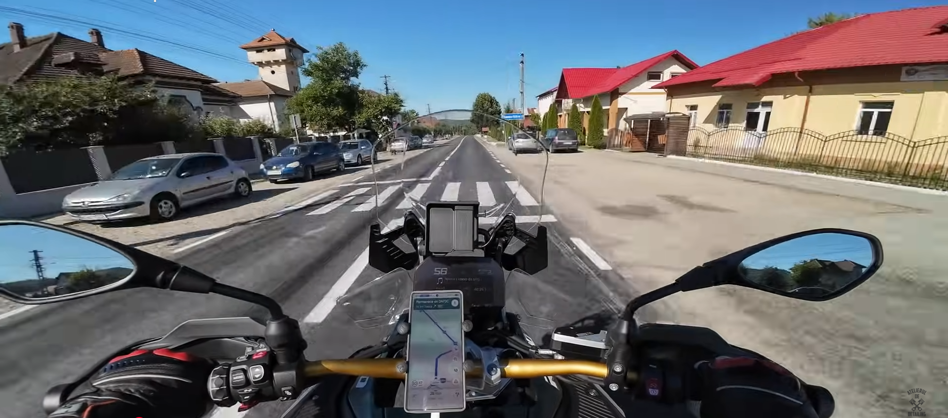 Cu Motocicleta prin Romania