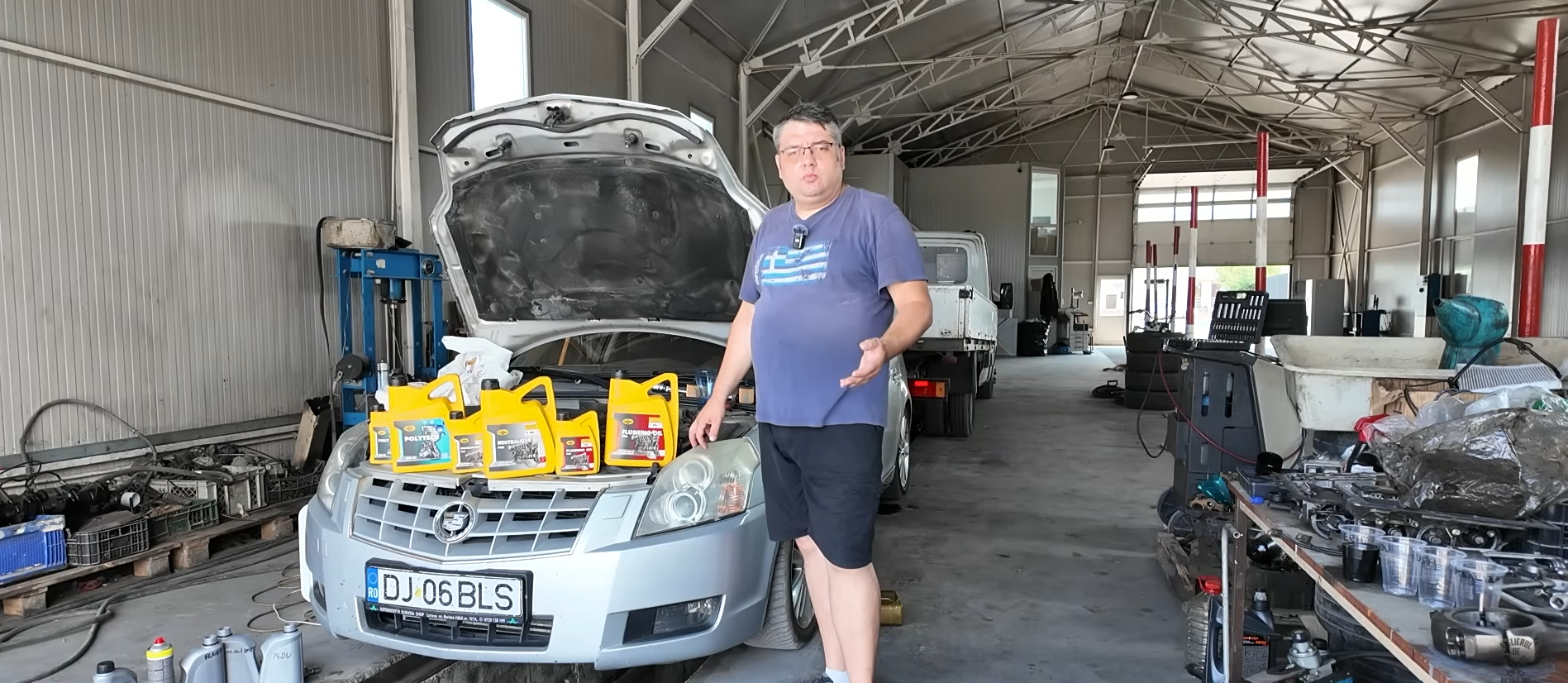 Curățarea motorului pas cu pas cu ulei Kroon