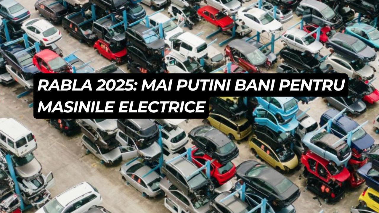 Programul Rabla 2025: Buget redus și bonusuri mai mici pentru mașinile electrice