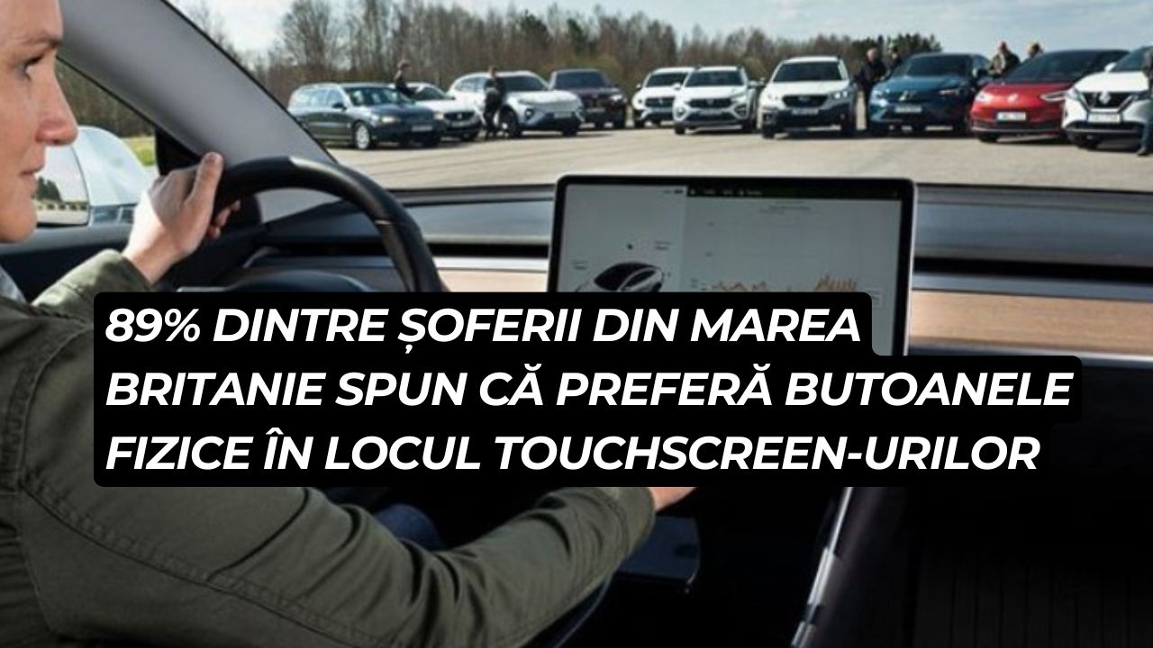 Pericolul ascuns al touchscreen-urilor din mașini: cât de mult îți distrag atenția