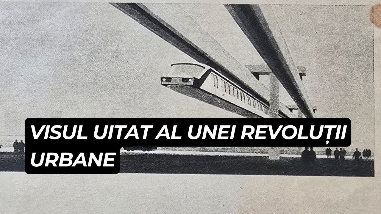 Monorailul sovietic suspendat: visul uitat al unei revoluții urbane