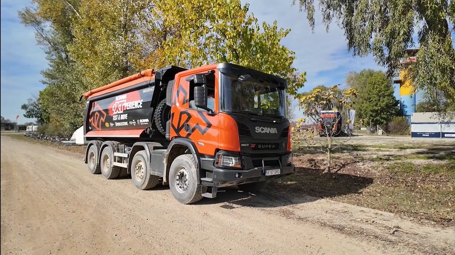 Am Condus o Basculanta Scania XT
