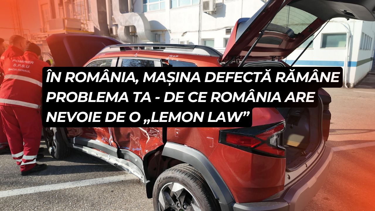 Ai cumpărat o mașină nouă și e defectă? În România, ghinion
