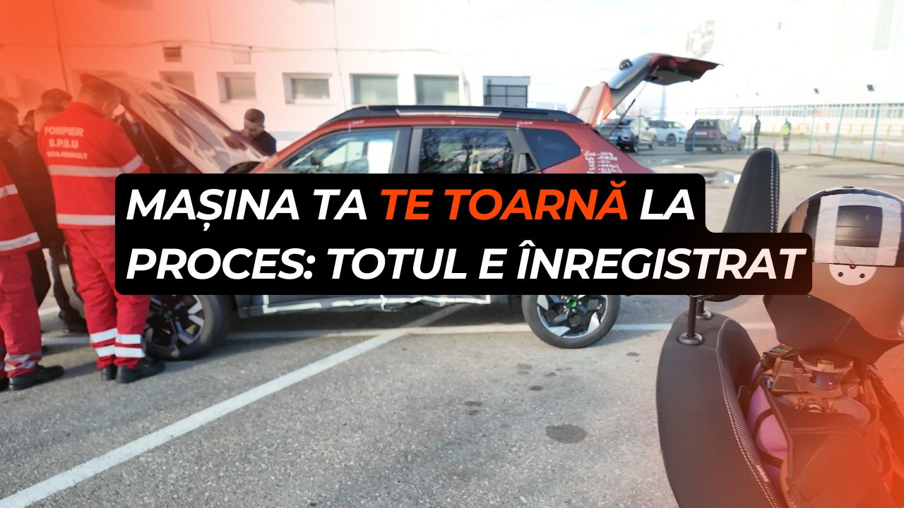Mașina ta te toarnă la proces: totul e înregistrat