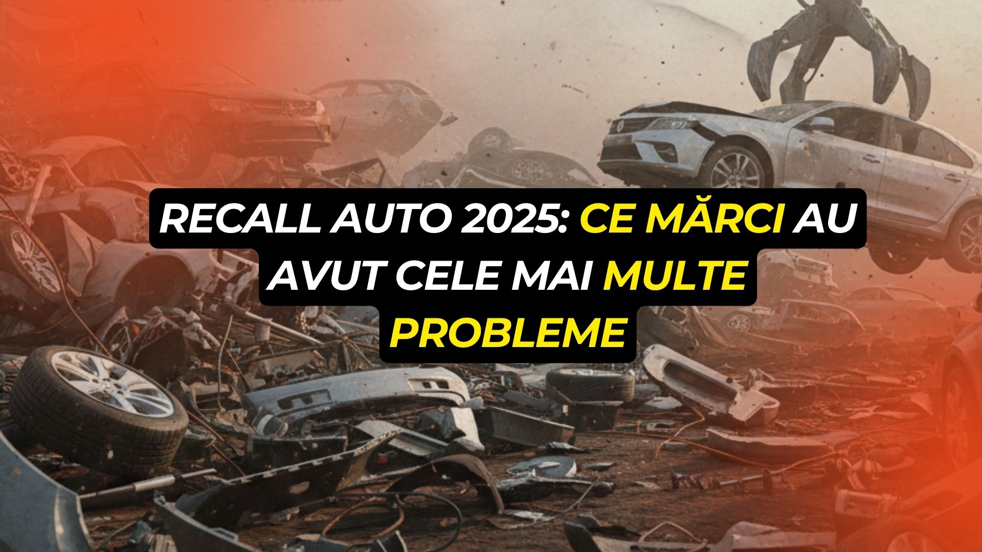 Recall auto 2025: ce mărci au avut cele mai multe probleme